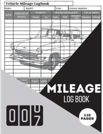 Cover for Smudge Roys · Mileage Log Book (Paperback Bog) (2022)