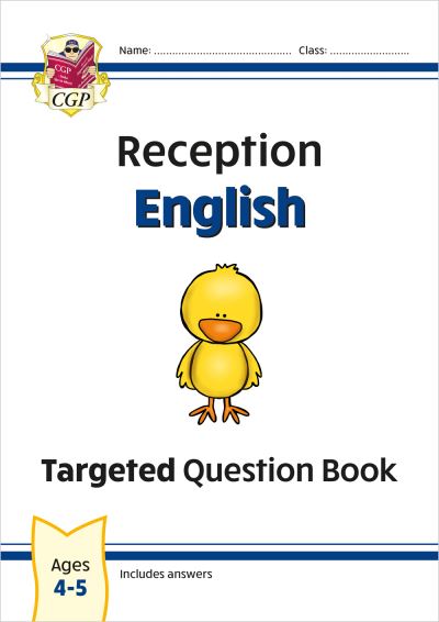 Reception English Targeted Question Book - CGP Reception - CGP Books - Books - Coordination Group Publications Ltd (CGP - 9781837740512 - April 18, 2023