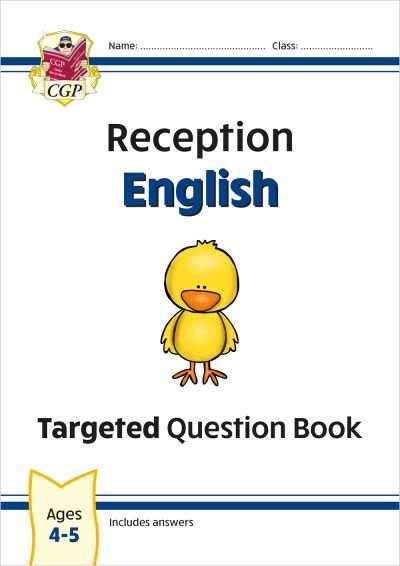 New Reception English Targeted Question Book - CGP Reception - CGP Books - Books - Coordination Group Publications Ltd (CGP - 9781837740512 - April 18, 2023