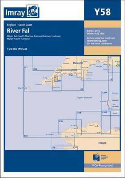 Cover for Imray · Imray Chart Y58: River Fal - Falmouth to Truro (Paperback Book) [New edition] (2016)