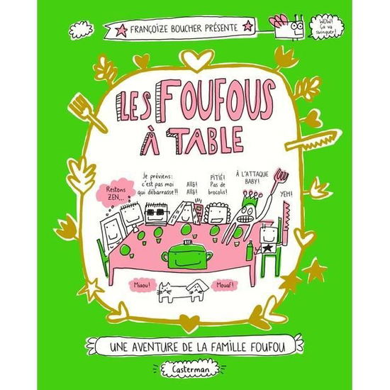 Cover for Francoize Boucher · Les Foufous 1/Les foufous a table (Hardcover Book) (2016)