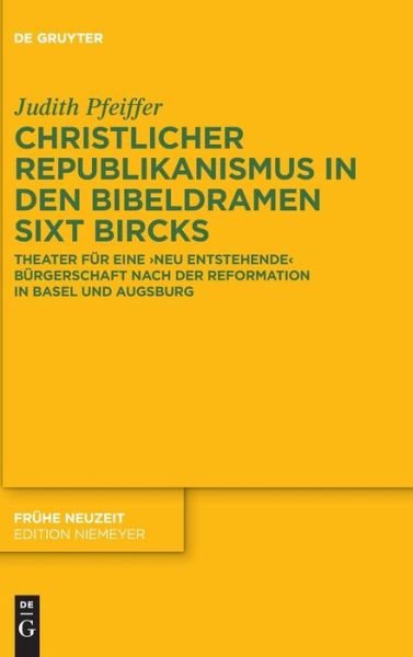 Cover for Pfeiffer · Christlicher Republikanismus i (Book) (2016)