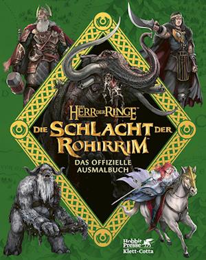 Cover for Helmut W. Pesch · Der Herr der Ringe: Die Schlacht der Rohirrim - Das offizielle Ausmalbuch (Book) (2024)