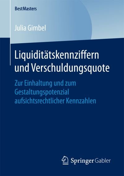Cover for Gimbel · Liquiditätskennziffern und Versc (Bok) (2018)