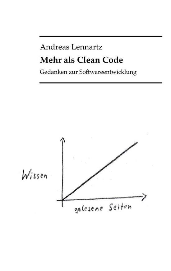 Cover for Andreas Lennartz · Mehr Als Clean Code (Paperback Book) [German edition] (2018)