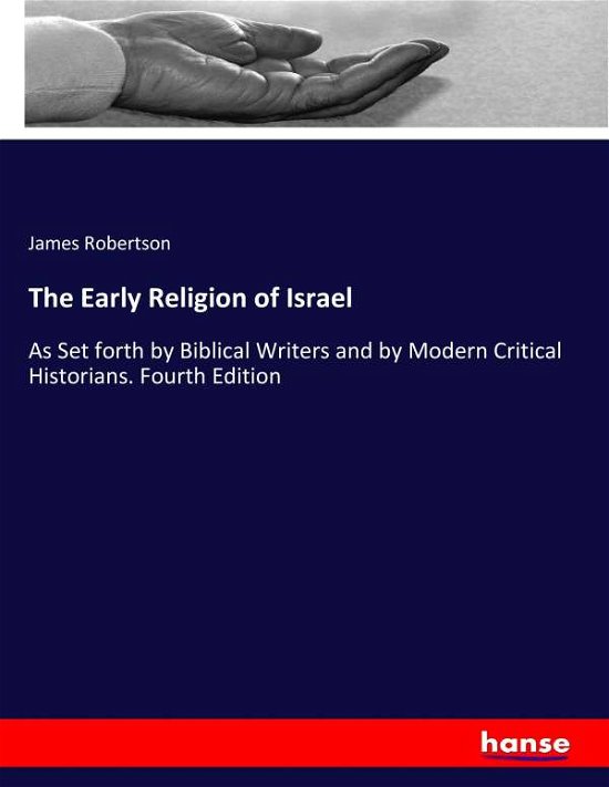 Cover for Robertson · The Early Religion of Israel (Book) (2017)