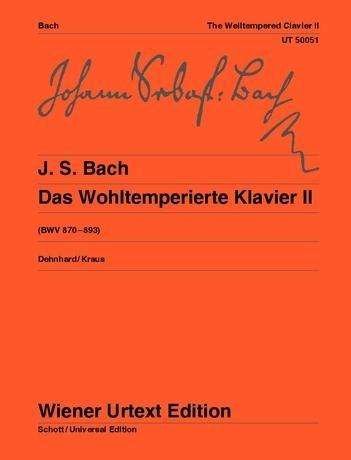 Wohltemperierte Klavier.UT50051 - Bach - Livros - SCHOTT & CO - 9783850550512 - 20 de abril de 1983