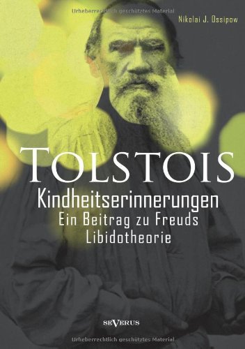 Cover for Nikolai Ossipow · Tolstois Kindheitserinnerungen (Paperback Book) [German edition] (2013)