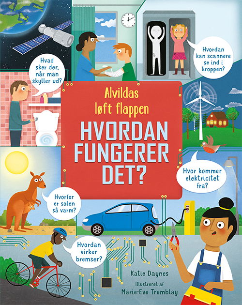 Cover for Alvildas løft flappen - Hvordan fungerer det? (Kartonbuch) [1. Ausgabe] (2025)
