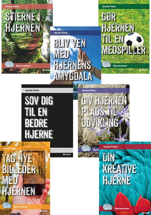 Hjernevenner: Serie med syv minibøger - Hjernevenner - Anette Prehn - Böcker - Dafolo - 9788771607512 - 20 mars 2018