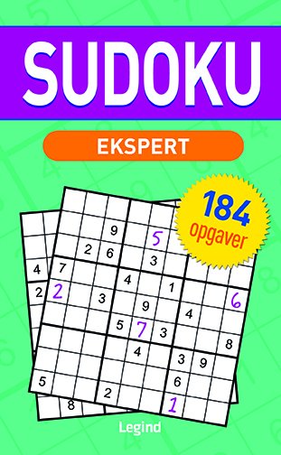 Cover for Mini opgavebøger: Sudoku - Ekspert (Paperback Book) [1e uitgave] (2023)