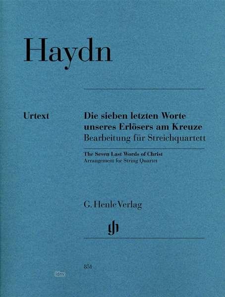 Cover for Haydn · Sieben letzt.Worte,Stimmen.HN851 (Buch)