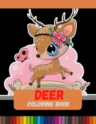 Cover for DXL Print · Deer Coloring Book (Pocketbok) (2020)