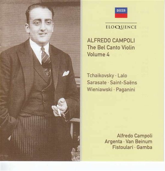 Alfredo Campoli: the Bel Canto Violin - Volume 4 - Campoli,alfredo / Van Beinum / Gamba / Fistoulari - Música - ELOQUENCE - 0028948251513 - 19 de enero de 2018