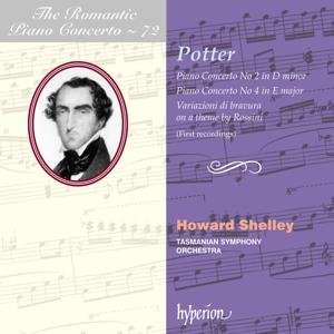 Potter Piano Concertos Nos 2 - Howard Shelley Howard Shelley - Musik - HYPERION - 0034571281513 - 3. august 2017