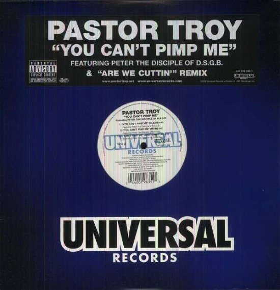 You Can't Pimp Me - Pastor Troy - Música - UNIDISC - 0044001963513 - 30 de junio de 1990