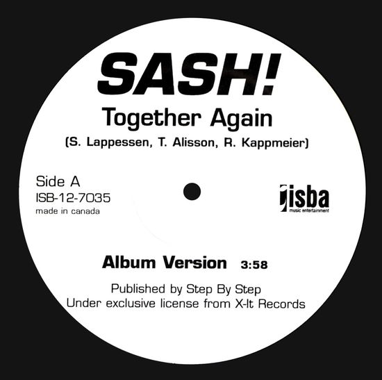 Cover for Sash! · Together Again (2 Mixes) (LP) (2022)