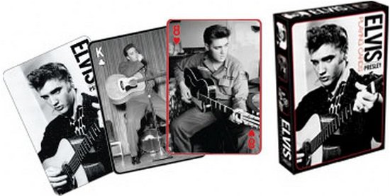 Cover for Elvis Presley · Elvis Playing Cards - B&amp;w (MERCH) (2023)