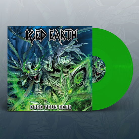 Cover for Iced Earth · Bang Your Head (Neon Green Vinyl) (LP) (2023)