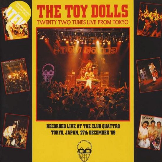 Cover for Toy Dolls · Twenty-Two Tunes Live From Tokyo (LP) [Coloured edition] (2020)