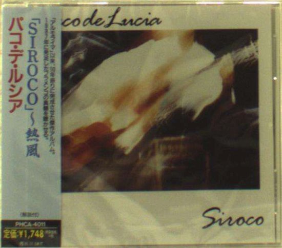 Cover for Paco De Lucia · Siroco (CD) (2014)