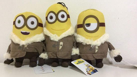 MINIONS - Plush 15 cm - ICE VILLAGE - Pack of 3 - Minions - Koopwaar - Whitehouse Leisure - 5038104091513 - 