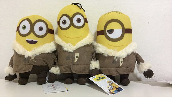 Cover for Minions · MINIONS - Plush 15 cm - ICE VILLAGE - Pack of 3 (Legetøj)