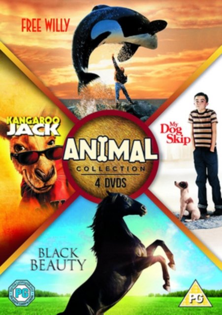 Cover for Animal Collection · My Dog Skip / Kangaroo Jack / Free Willy / Black Beauty (DVD) (2016)