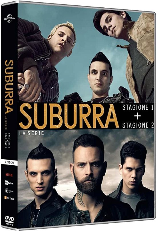 Cover for Alessandro Borghi,claudia Gerini,filippo Nigro · Suburra - Stagioni 01-02 (DVD) (2020)
