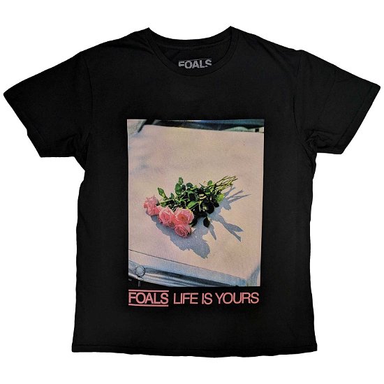 Foals Unisex T-Shirt: Life Is Yours - Foals - Koopwaar -  - 5056737204513 - 