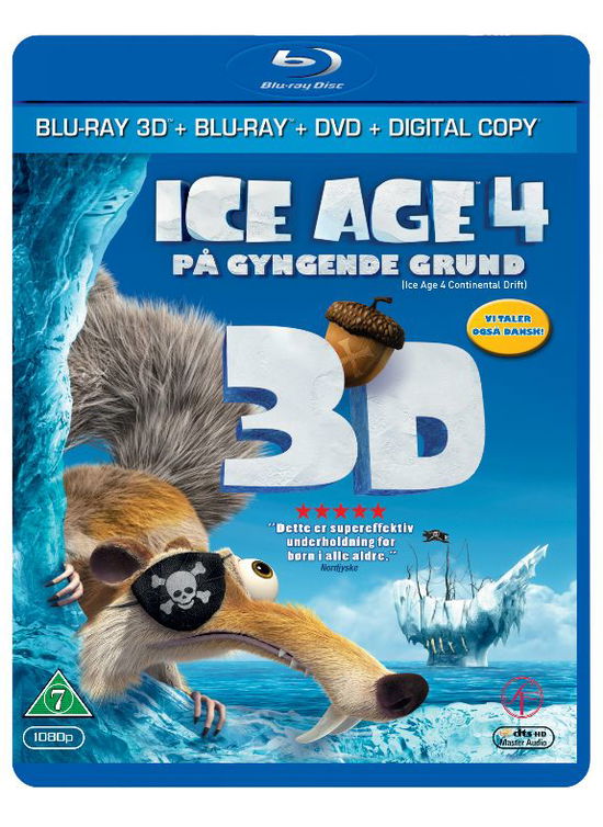 Ice Age 4 - På Gyngende Grund - Film - Filmes -  - 5704028801513 - 27 de novembro de 2012