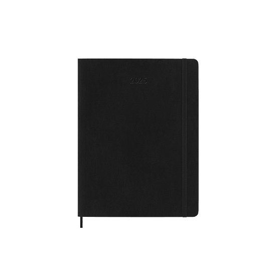 Cover for Moleskine · Moleskine 2025 12-Month Monthly XL Softcover Notebook: Black (Paperback Bog) (2024)
