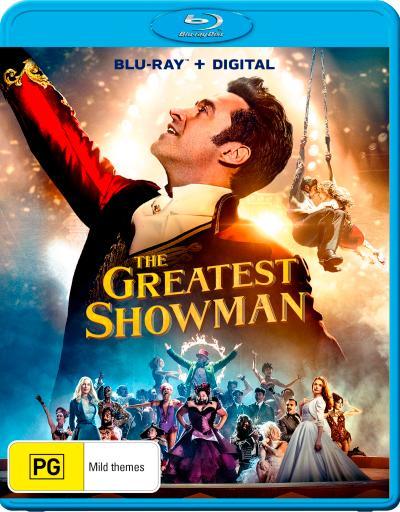 Cover for Jackman, Hugh, Williams, Michelle, Efron, Zac, Zendaya,, Ferguson, Rebecca, Johnson, Austyn, Seely, Cameron, Settle, Keala, Humphrey, Sam, Ii, Yahya Abdul-mateen, Anderson, Eric, Rubin, Ellis, Dunn, Skylar, Everidge, Daniel, Spinghel, Radu, Gracey, Micha · The Greatest Showman (Blu-ray / Digital Copy) (Blu-ray) (2018)