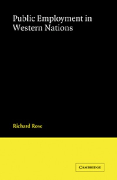 Cover for Richard Rose · Public Employment in Western Nations (Paperback Book) (2010)
