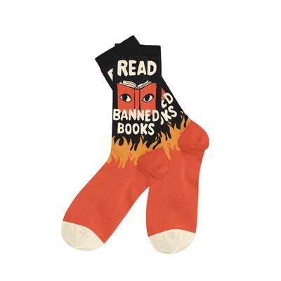 Cover for Out of Print · Read Banned Books Socks - Large (N/A) (2023)