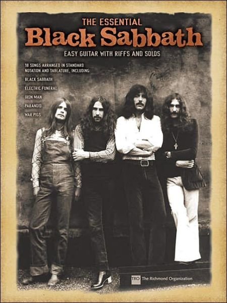 Cover for Black Sabbath · The Essential Black Sabbath: Easy Guitar with Riffs and Solos (Paperback Book) (2004)