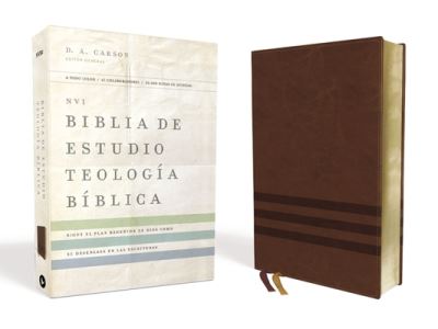 Cover for D. A. Carson · NVI Biblia de Estudio, Teolog?a B?blica, Leathersoft, Caf?, Interior a Cuatro Colores (N/A) (2022)