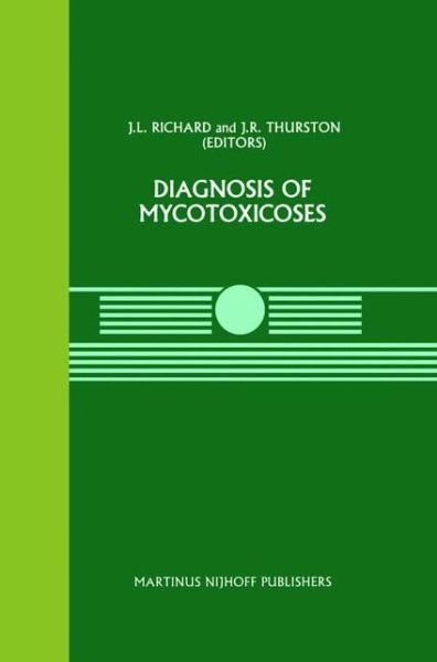 Cover for National Animal Disease Center (U S ) · Diagnosis of Mycotoxicoses - Current Topics in Veterinary Medicine (Hardcover Book) [1986 edition] (1986)