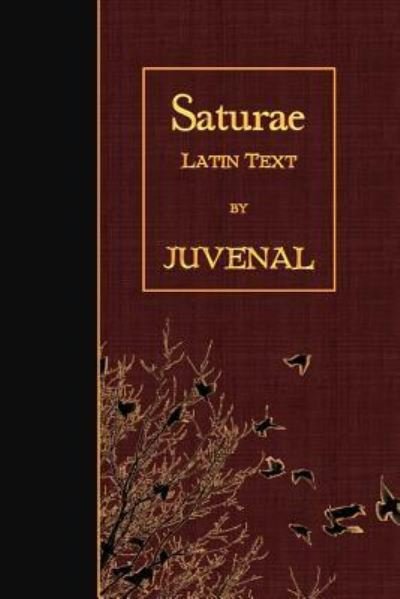 Cover for Juvenal · Saturae (Paperback Bog) (2016)