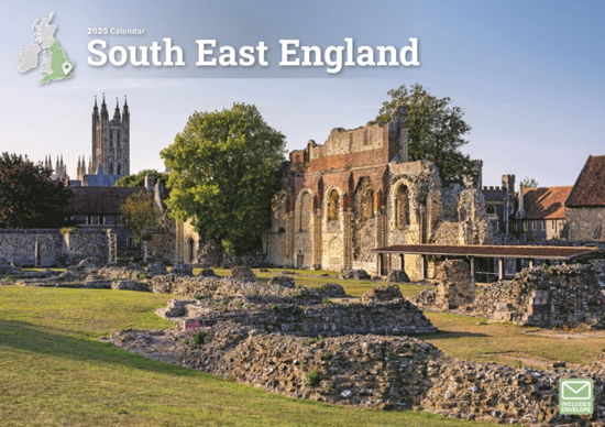 Cover for Carousel Calendars · South East England A4 Calendar 2025 (Paperback Book) (2024)