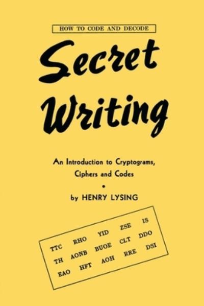 Cover for Lysing Henry · Secret Writing (Book) (2023)