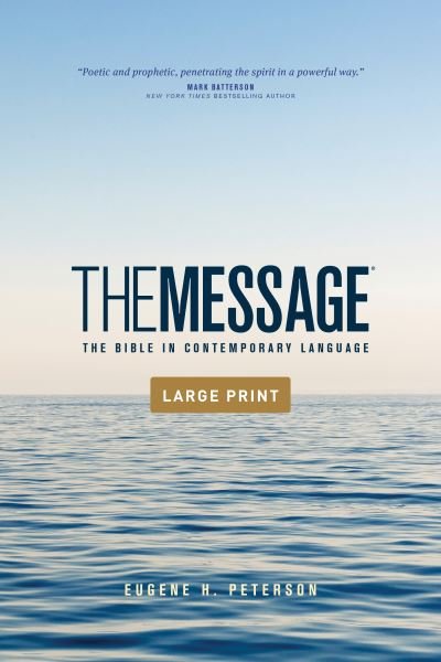 Cover for Eugene H. Peterson · Message Outreach Edition, Large Print the Message Outreach Edition, Large Print (Buch) (2020)