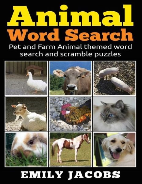 Cover for Emily Jacobs · Animal Word Search (Pocketbok) (2016)
