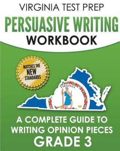 Cover for V Hawas · Virginia Test Prep Persuasive Writing Workbook Grade 3 (Paperback Book) (2018)