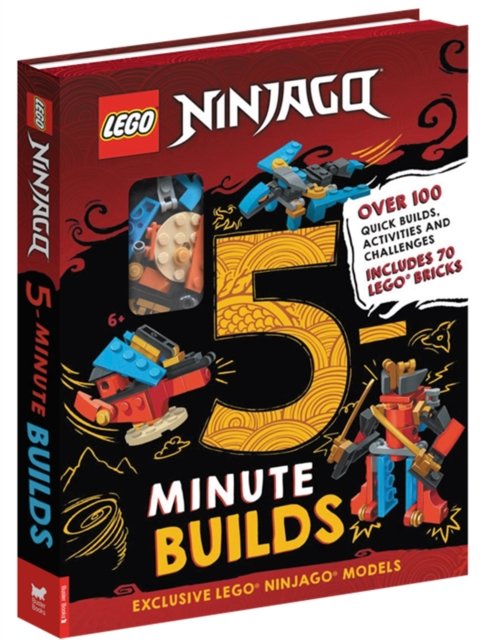 Cover for Lego® · LEGO® NINJAGO®: Five-Minute Builds (with 70 LEGO bricks) - LEGO® 5-Minute Builds Activity Box (Hardcover Book) (2023)