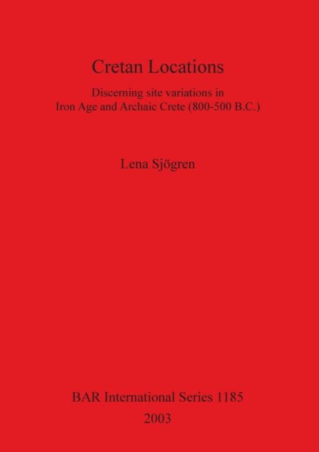 Cover for Lena Sjoegren · Cretan Locations (Paperback Book) (2003)