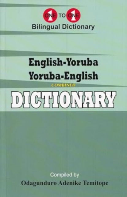 Cover for O.A. Temitope · English-Yoruba &amp; Yoruba-English One-to-One Dictionary (Paperback Book) (2024)