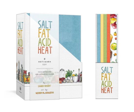 Cover for Samin Nosrat · Salt, Fat, Acid, Heat Four-Notebook Set (DIV) (2019)