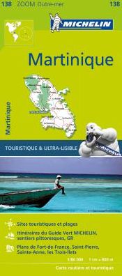 Martinique - Zoom Map 138: Map - Michelin - Libros - Michelin Editions des Voyages - 9782067224513 - 1 de marzo de 2017