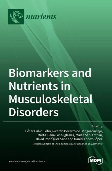 Cover for Mdpi AG · Biomarkers and Nutrients in Musculoskeletal Disorders (Hardcover Book) (2022)